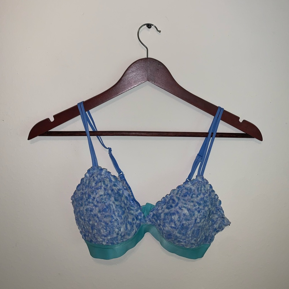 Aerie Blue & Green bra size XS - Picture 3 of 8